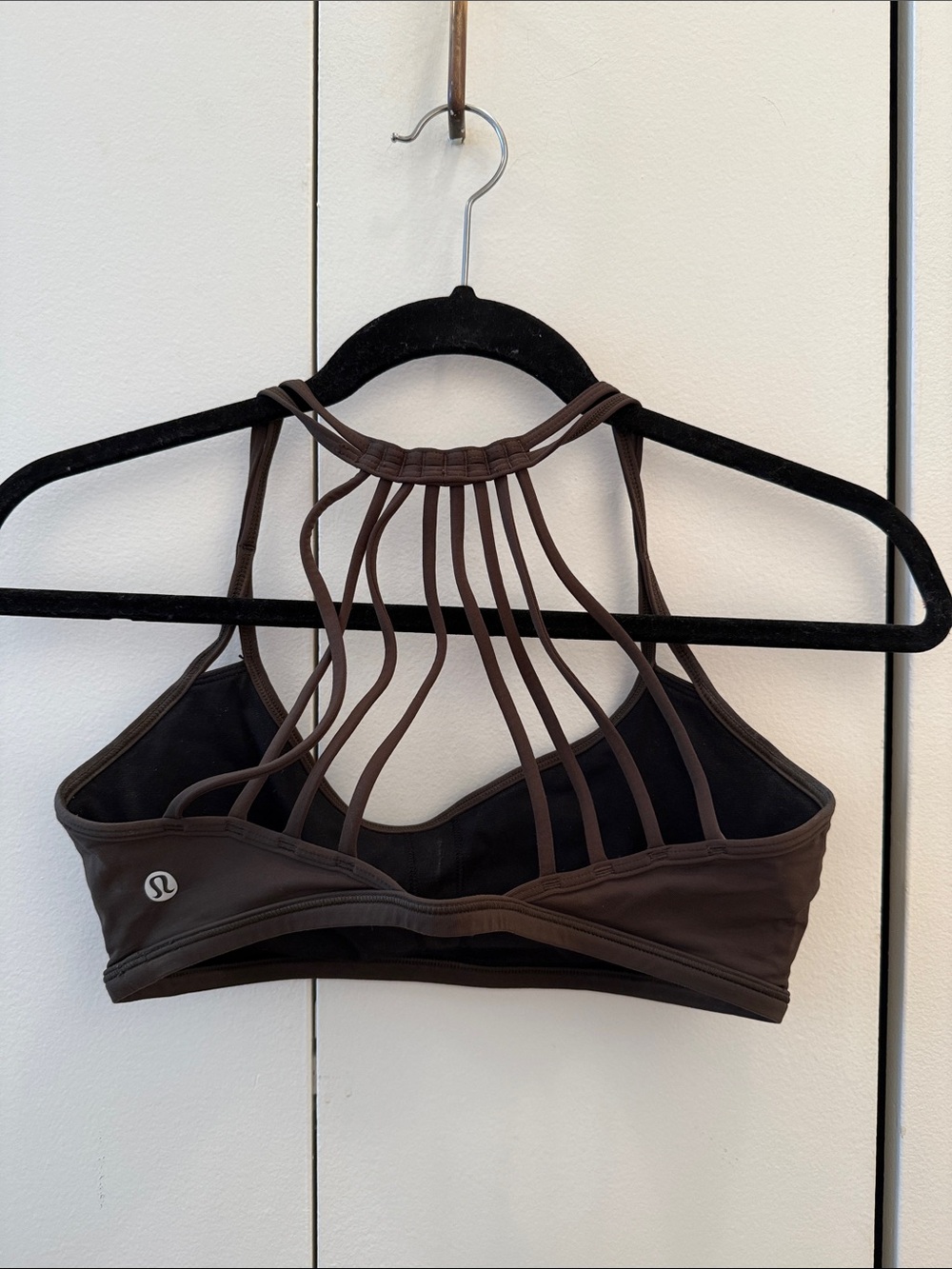 lululemon athletica Brown Multi-Strap High-Neck Sports Bra
